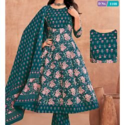 mcm 100% cotton sudithar Anarkali D.No.1108