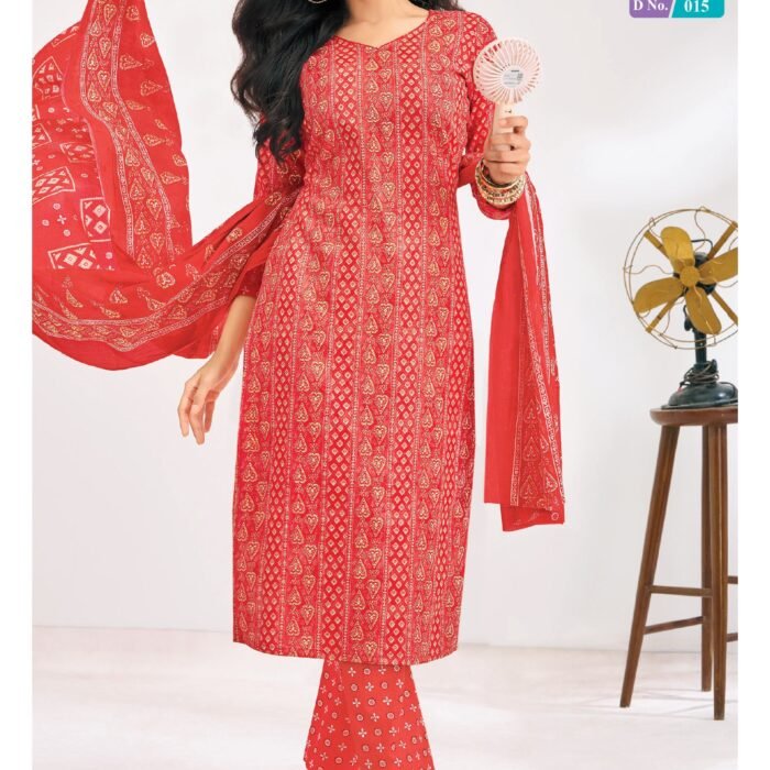 mcm cool 100% cotton sudithaar set D.No 015