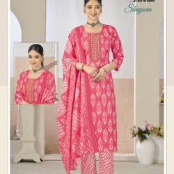 shayona cotton fabrics with foil print 1003