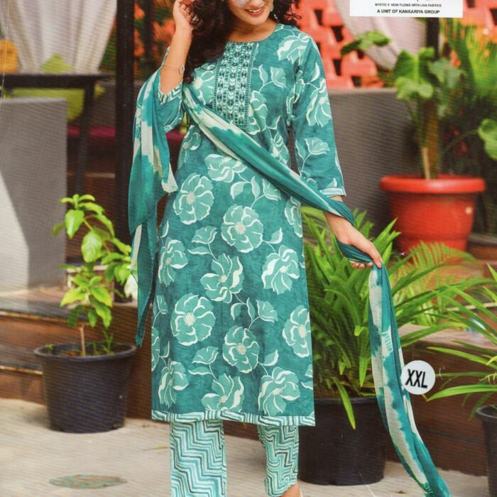 Mystic shagun Liva fabrics D.No.23007